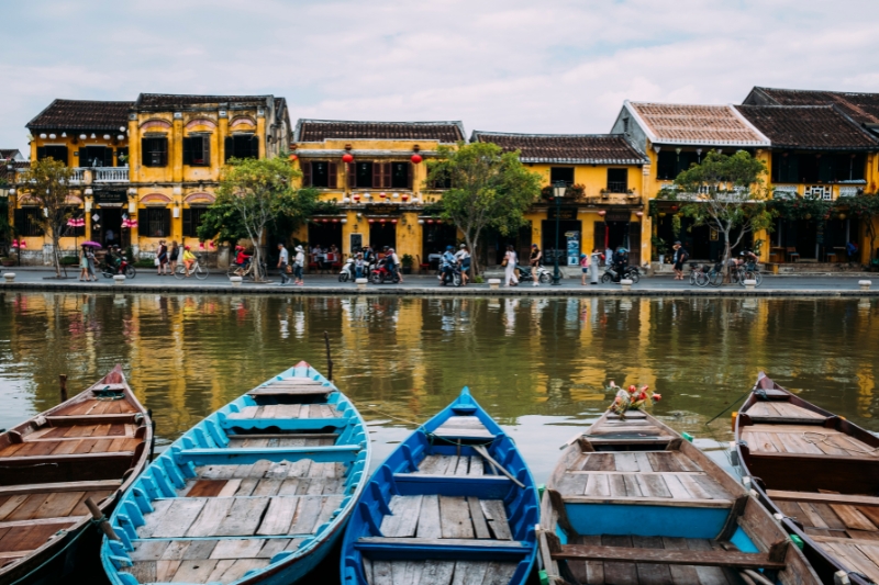 Summer vacation in ancient town Hoi An
